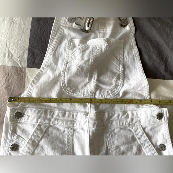 Gap White Denim Overalls - Picture 6 of 8